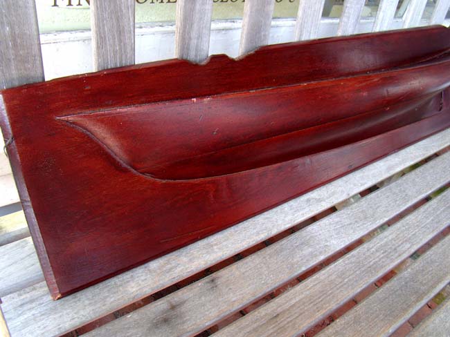 A charming 1930's mahogany Half Hull model of a yacht — image 2